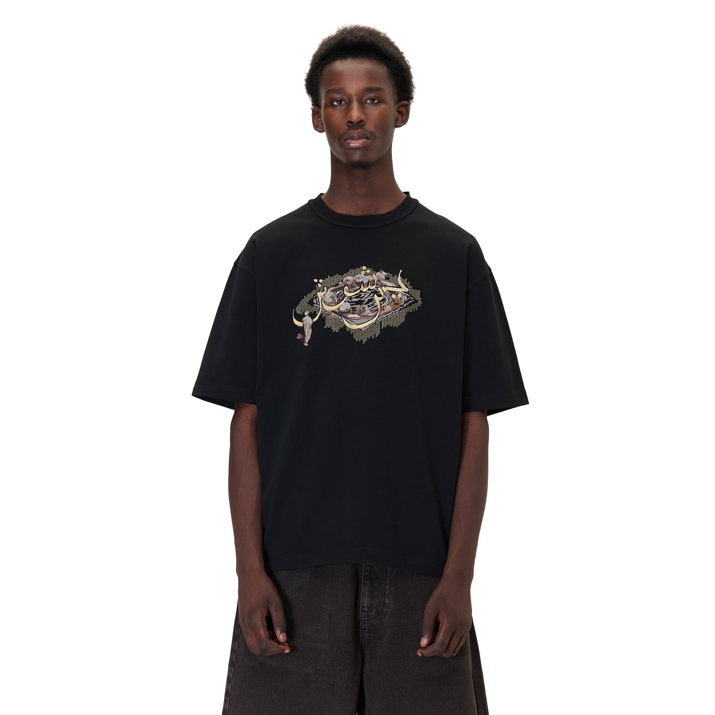 "aziza" T Shirt black 02