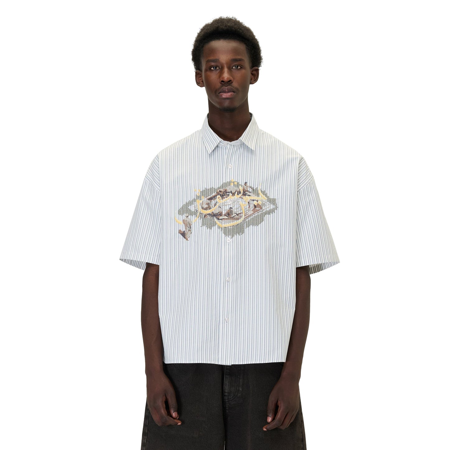 "aziza" striped Shirt