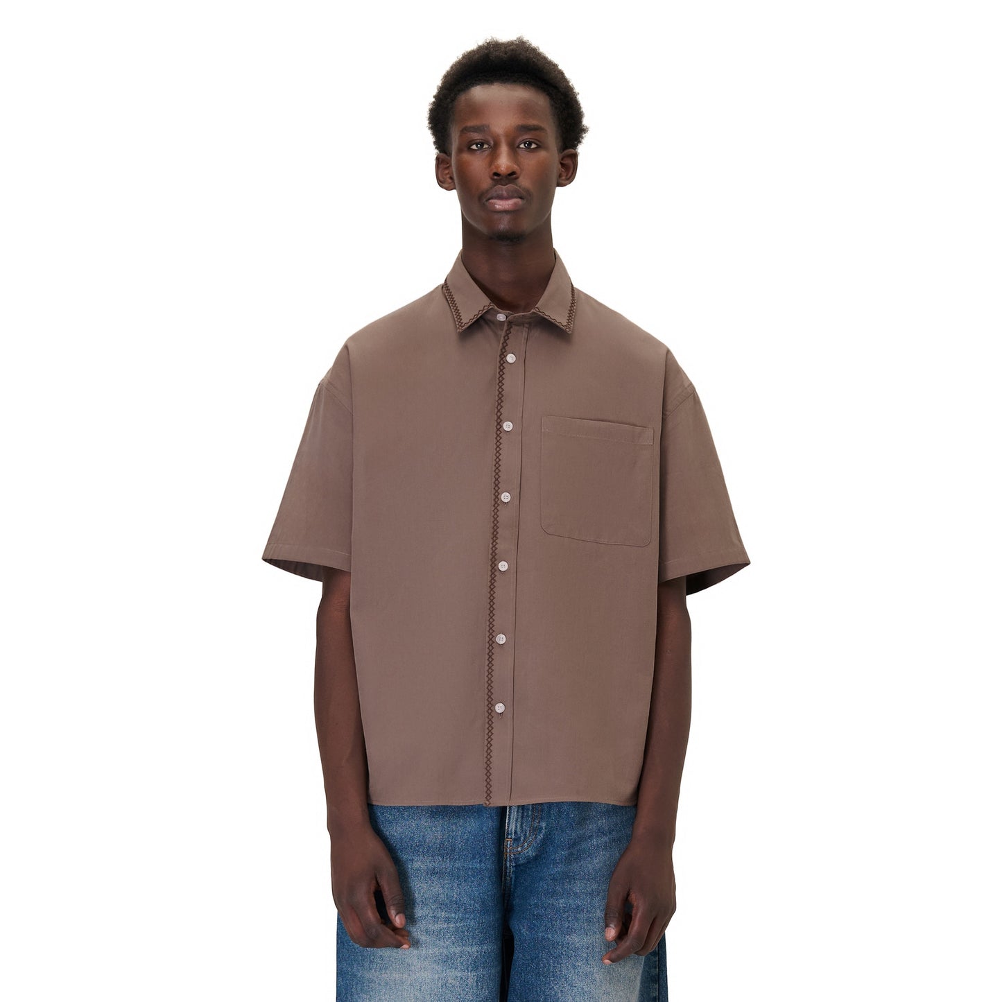 "aziza" Shirt brown