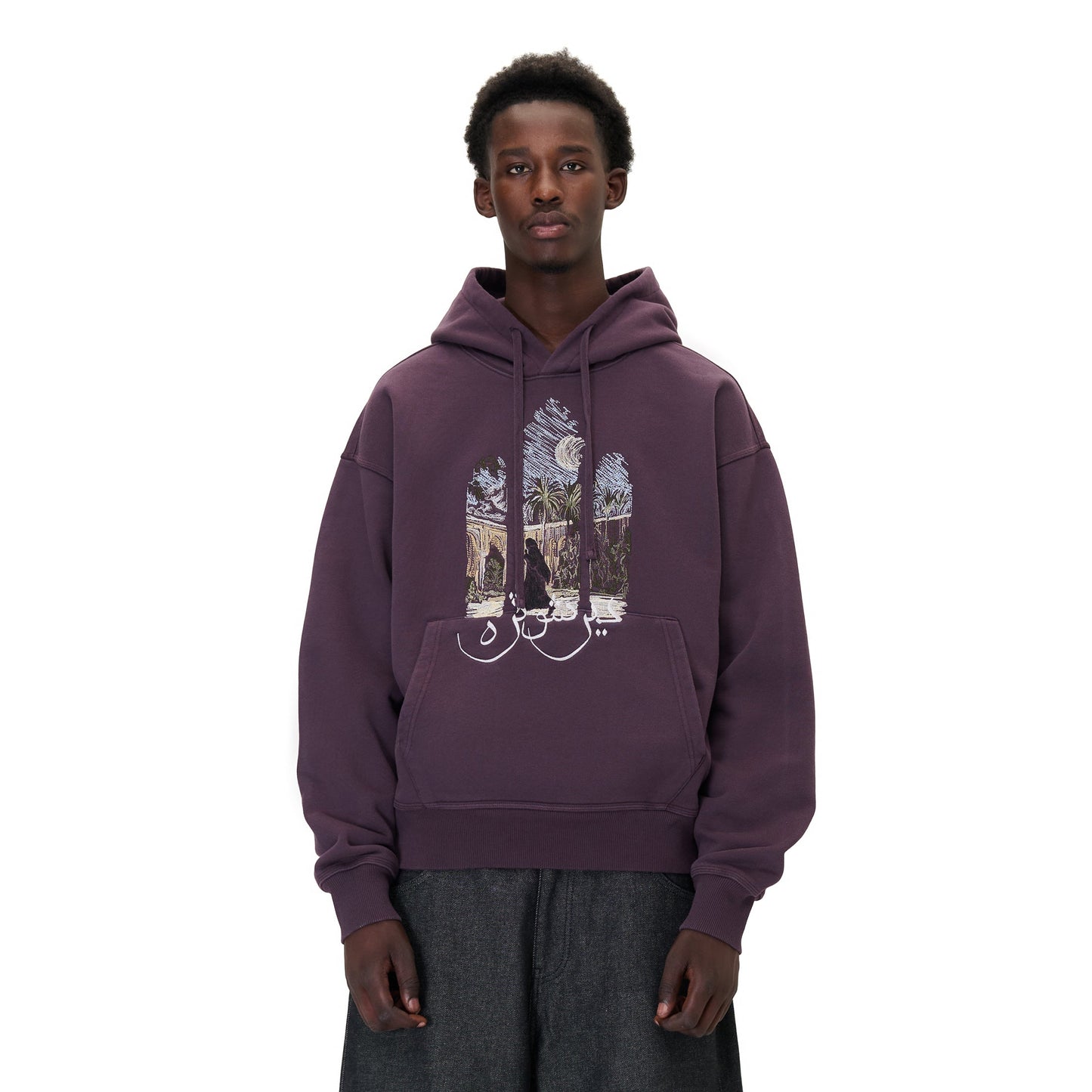"aziza" Hoodie purple