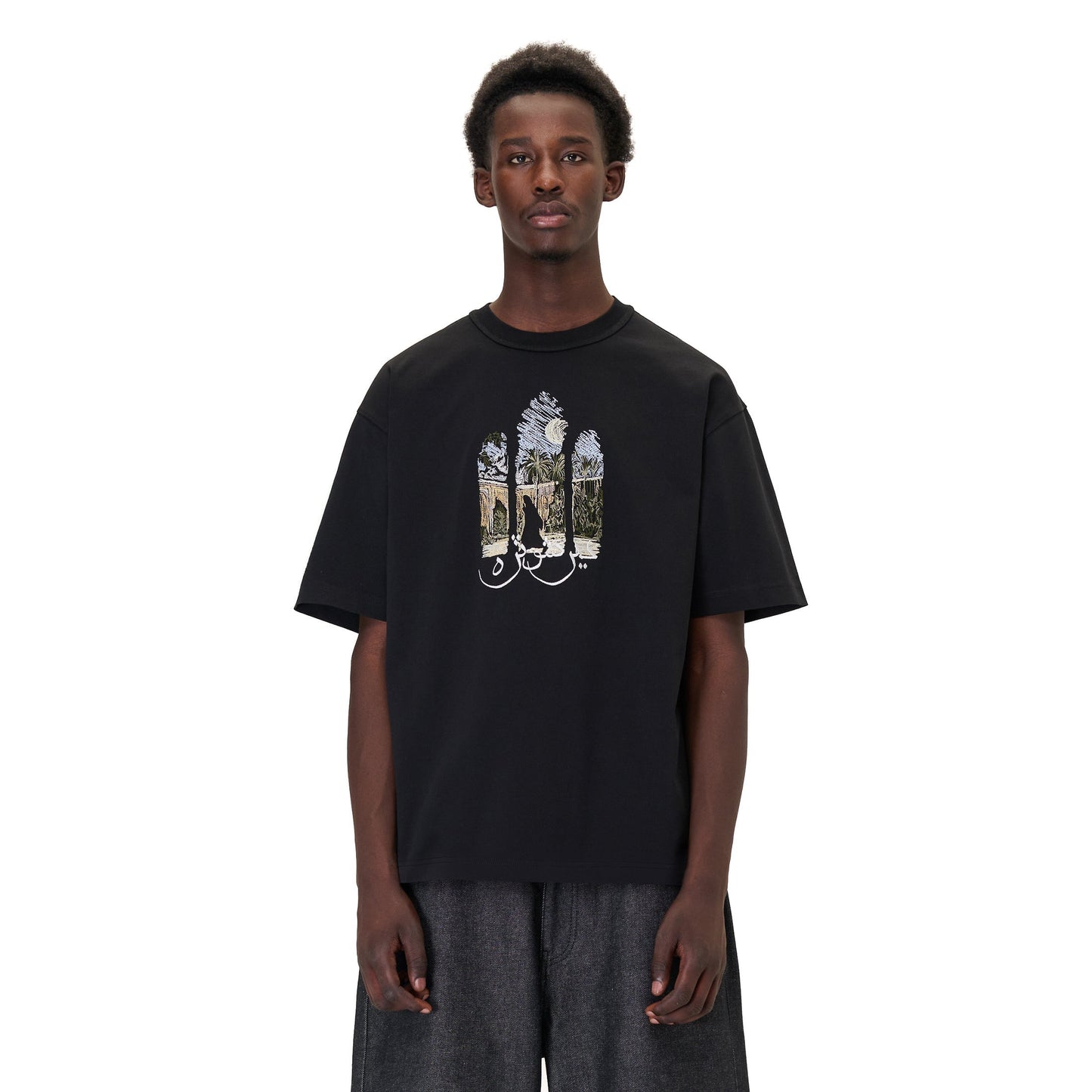 "aziza" T Shirt black 01