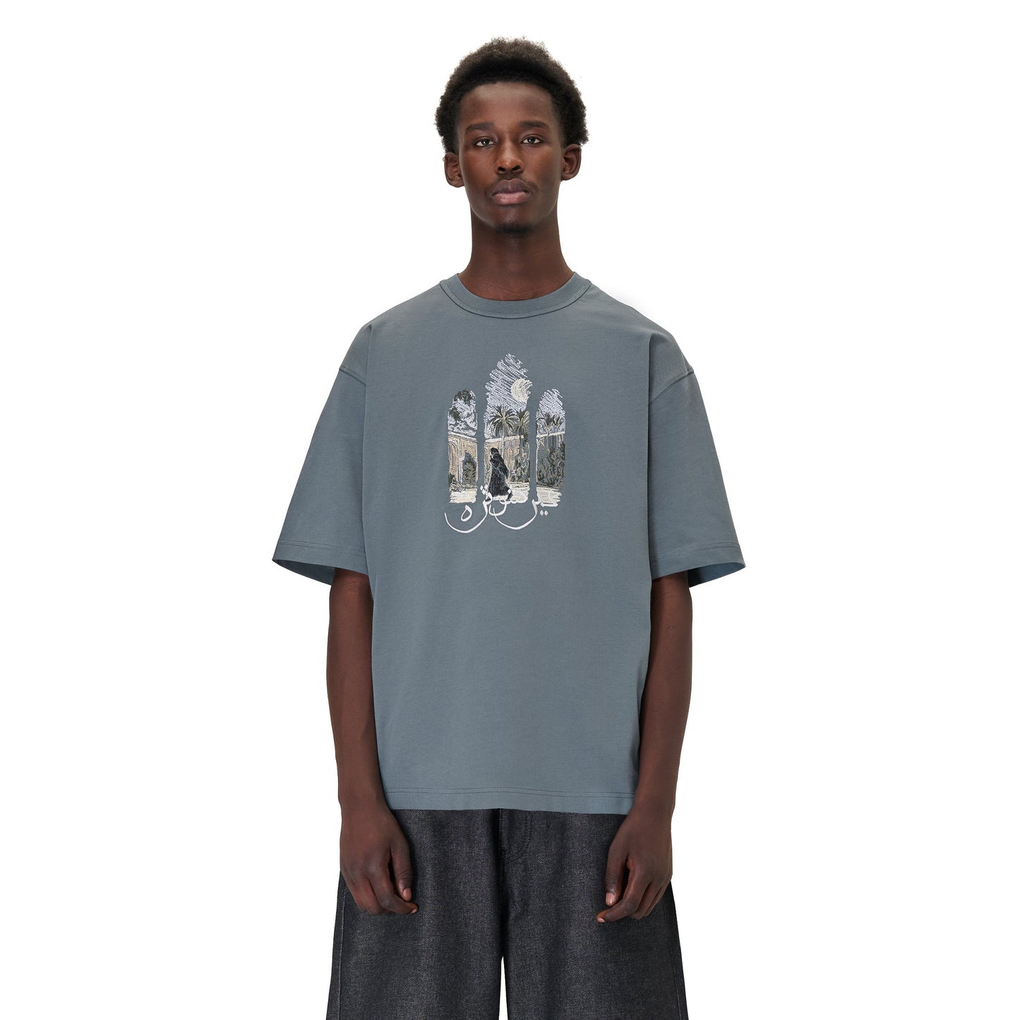 "aziza" T Shirt blue