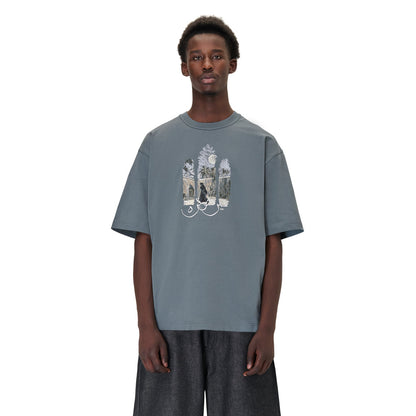 "aziza" T Shirt blue