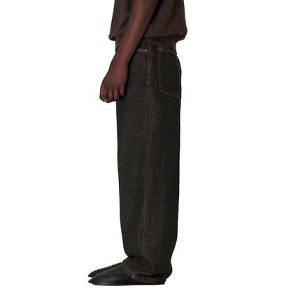 "aziza" black tinted Denim