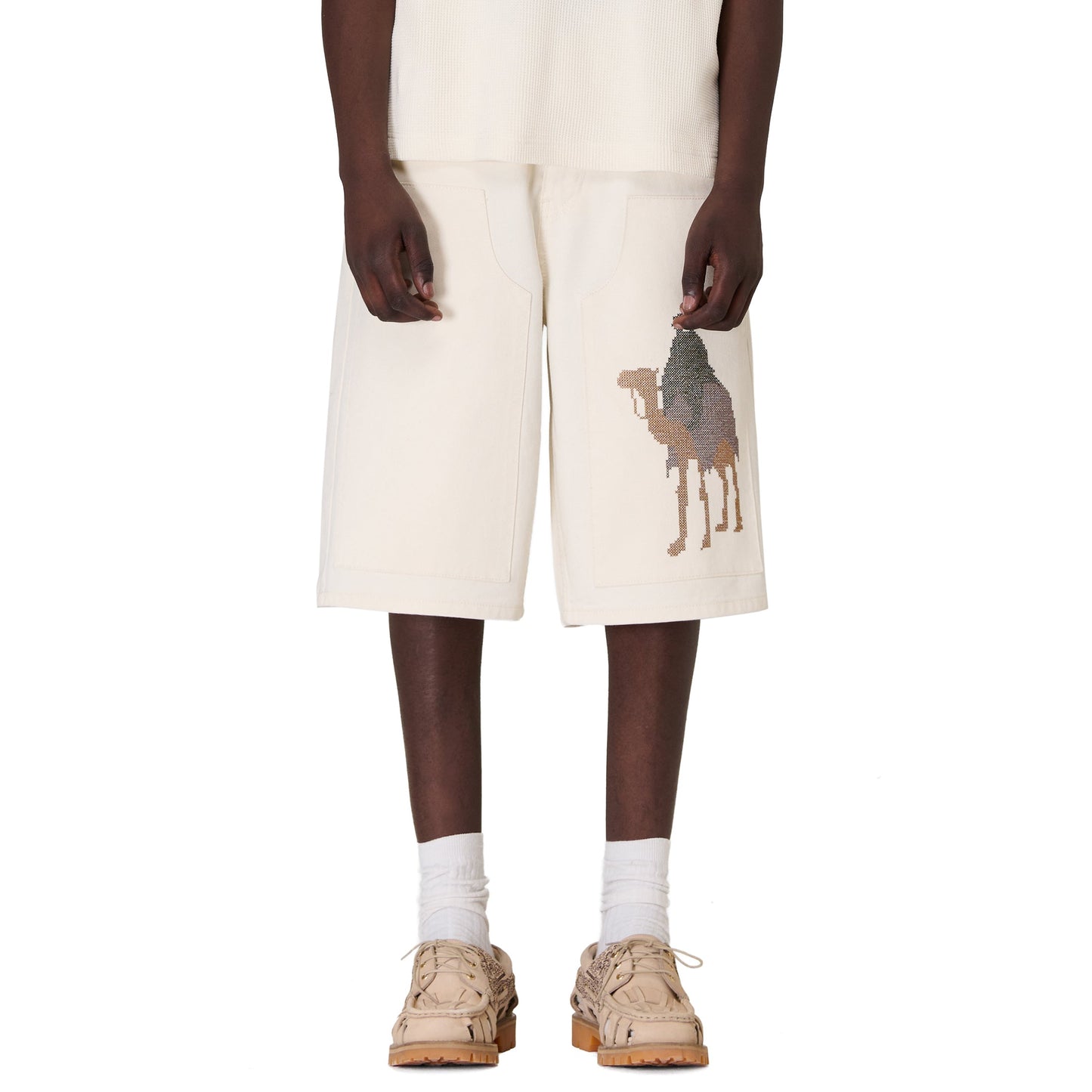 "aziza" Jorts off white