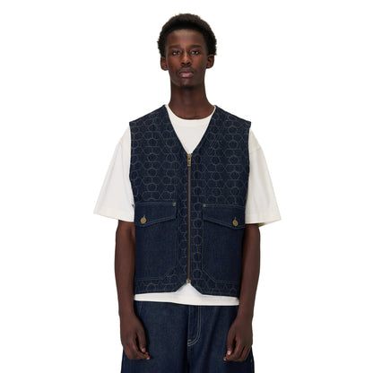 "aziza" denim Vest