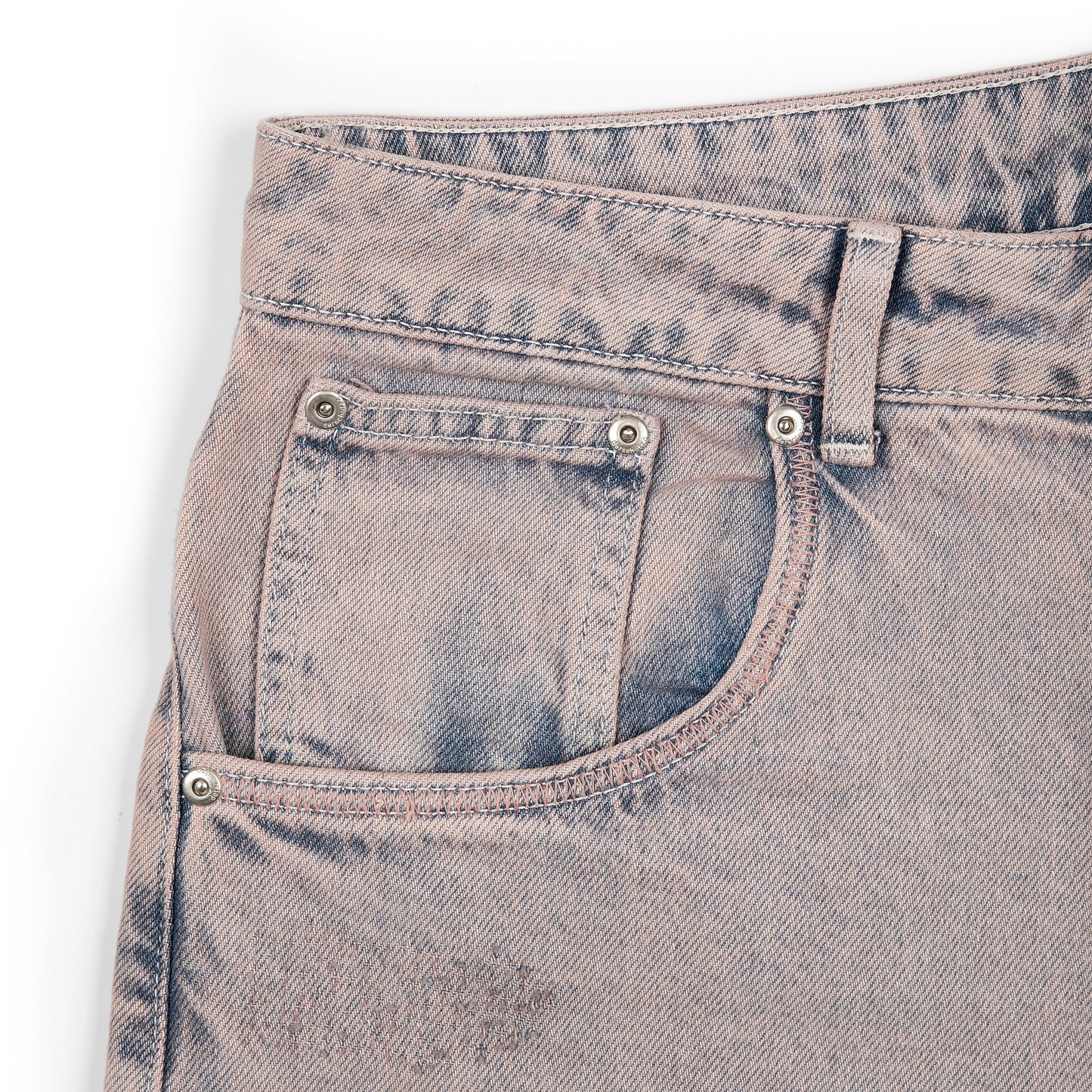"lotus" denim faded rose