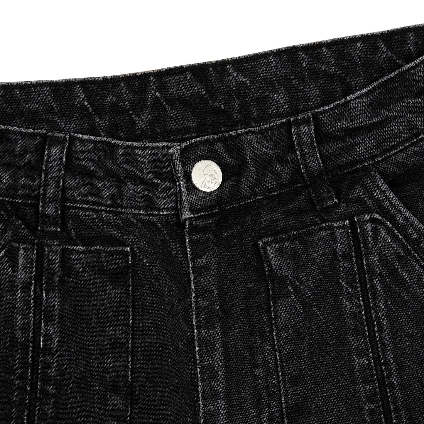 "lotus" denim black