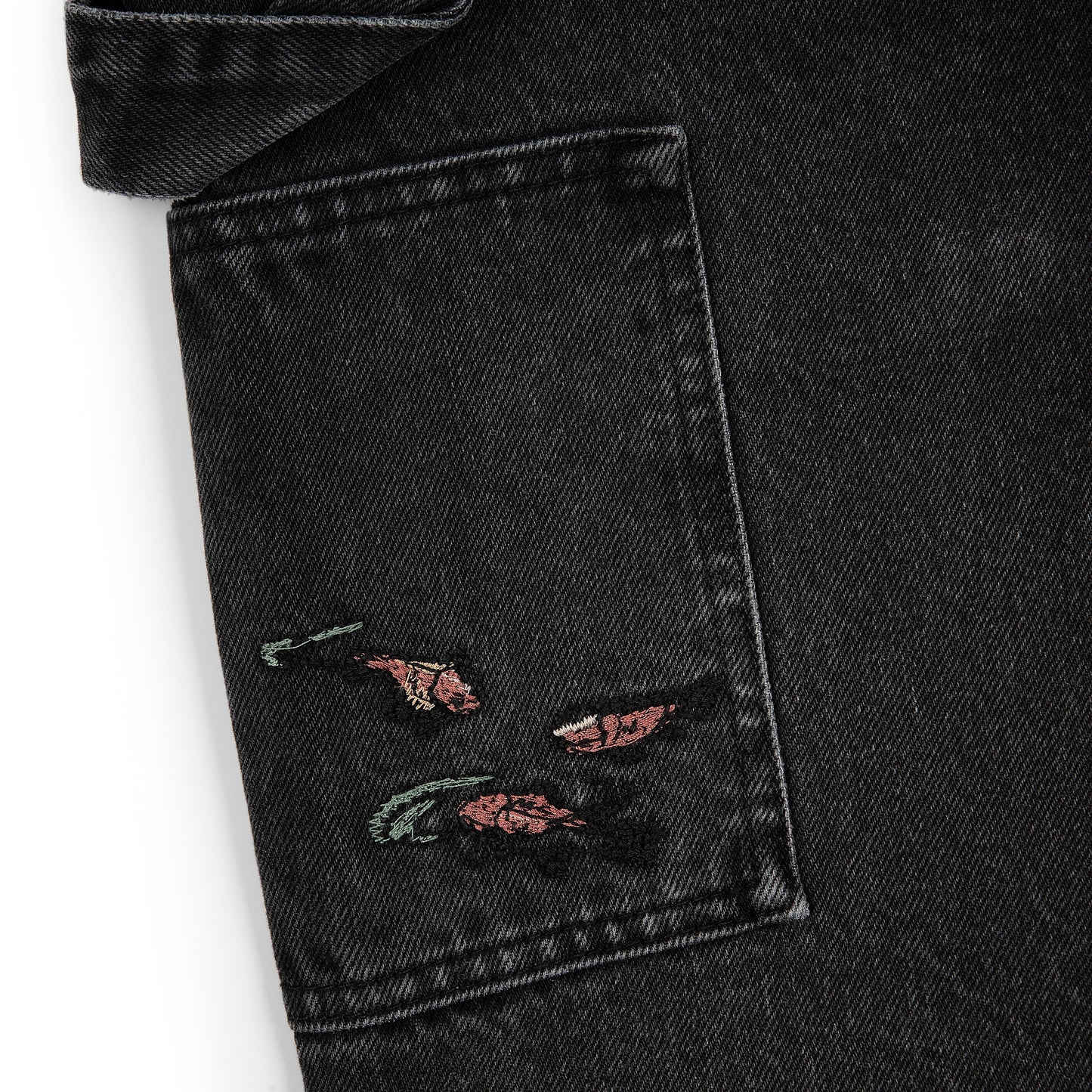 "lotus" denim black