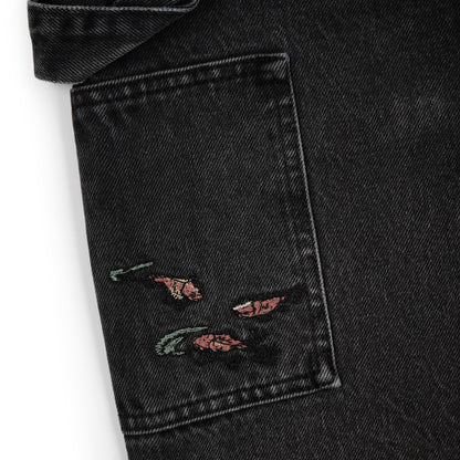 "lotus" denim black