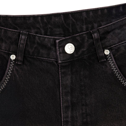 "lotus" denim black purple tint