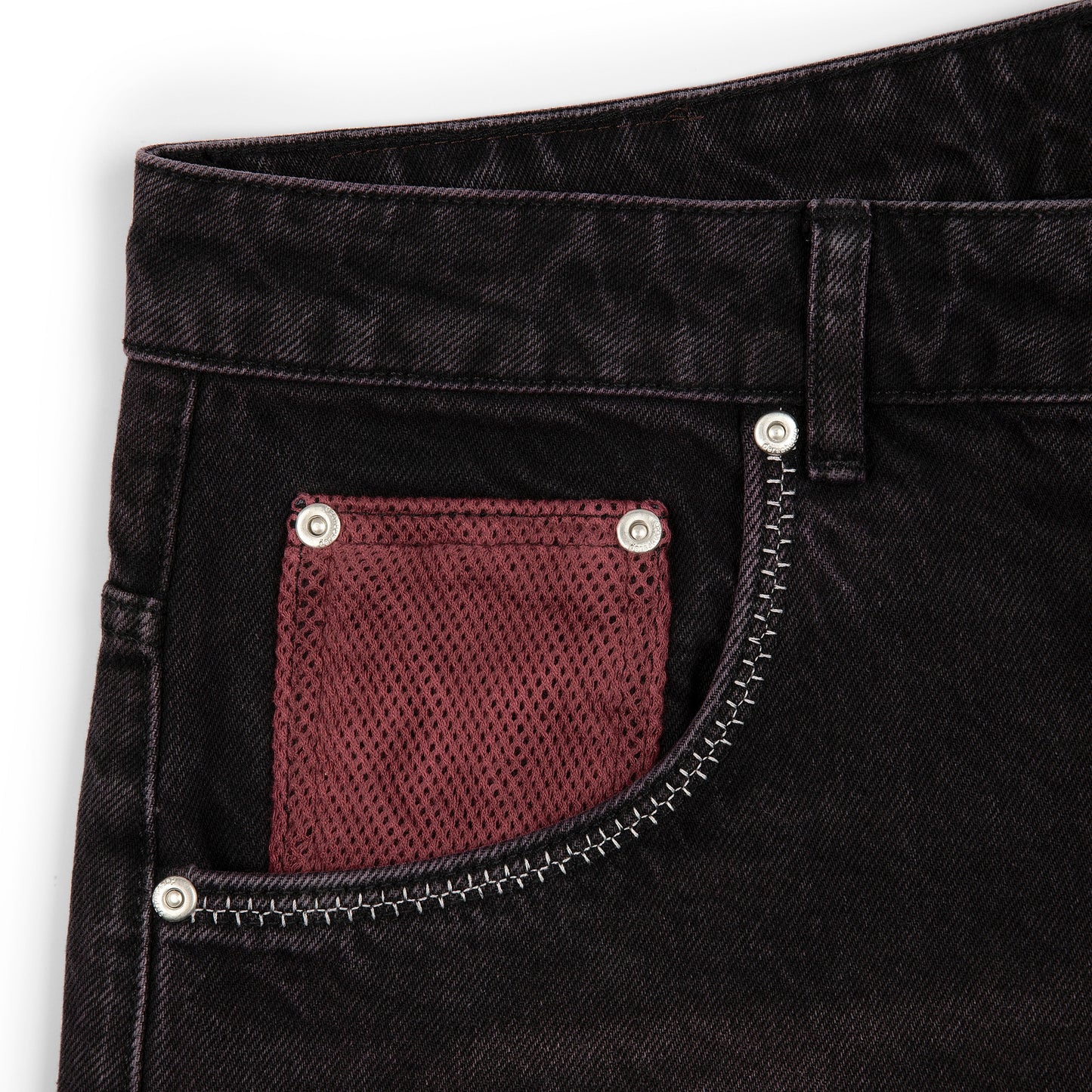 "lotus" denim black purple tint