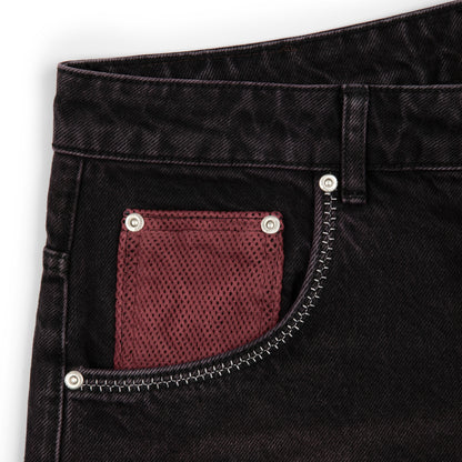 "lotus" denim black purple tint